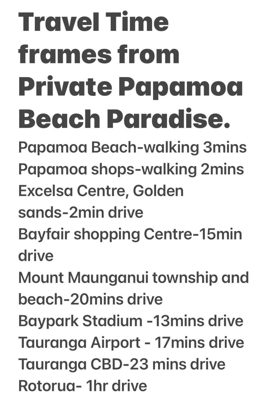 Private Papamoa Beach Paradise Hotel Buitenkant foto